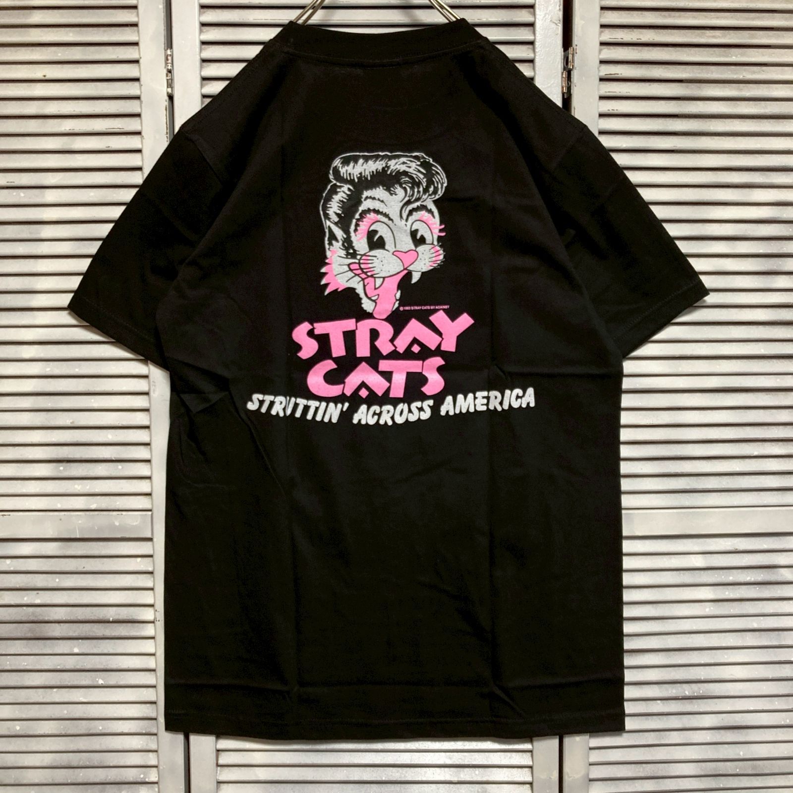 ◉ ストレイキャッツ STRAY CATS RANT N RAVE ホットロッド 黒 バンド