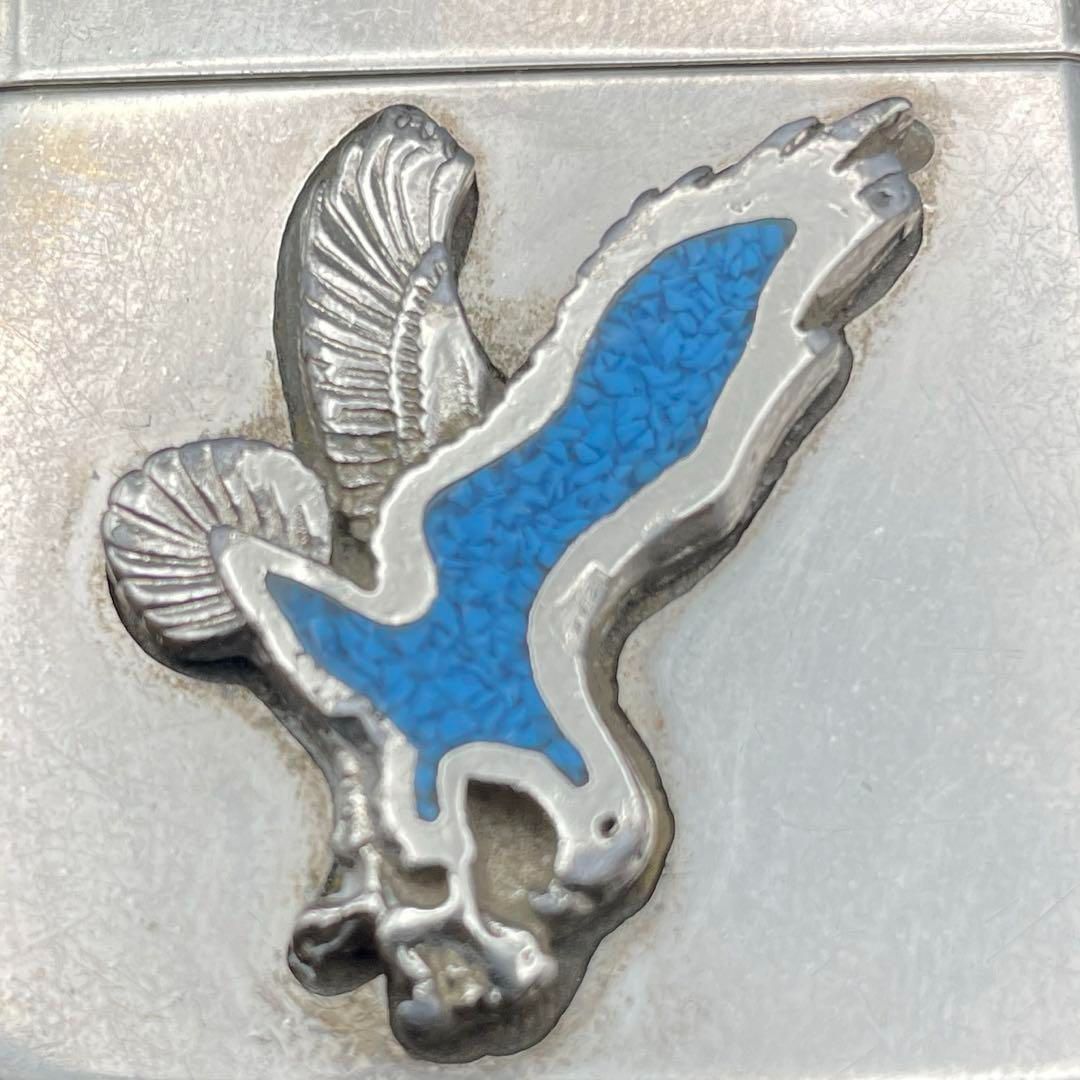 ZIPPO イーグル＆ターコイズ シルバープレート 1992年4月製 限定 