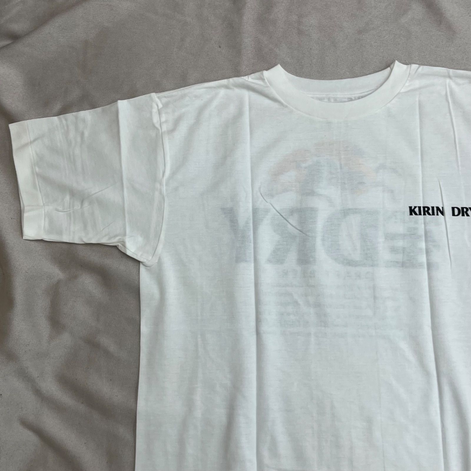 未使用】【レア】キリン 生 ビール ドライ Tシャツ ノベルティ 非売品