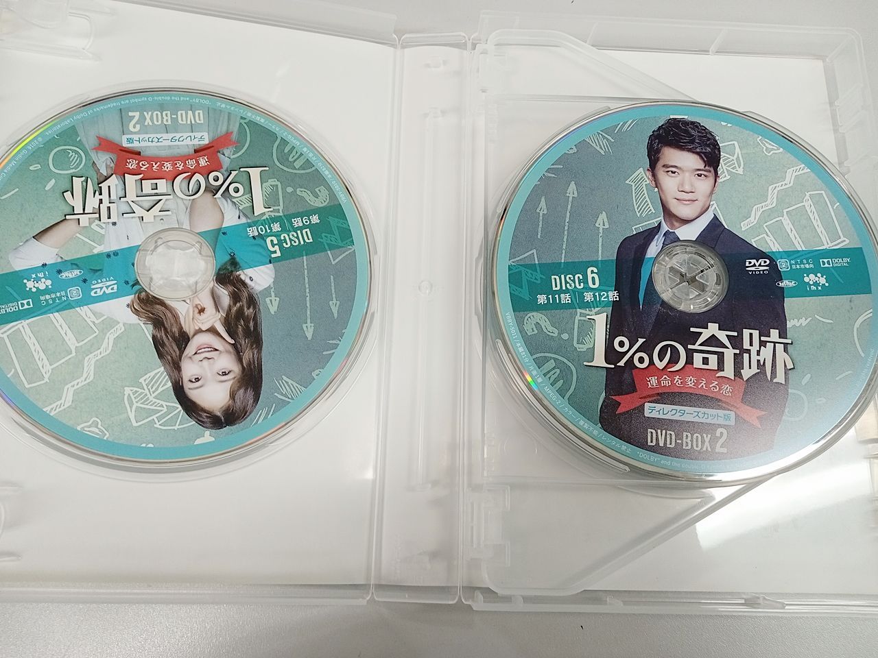 1%の奇跡 DVD-BOX 1,2 ディレクターズカット版 韓国ドラマ 中古
