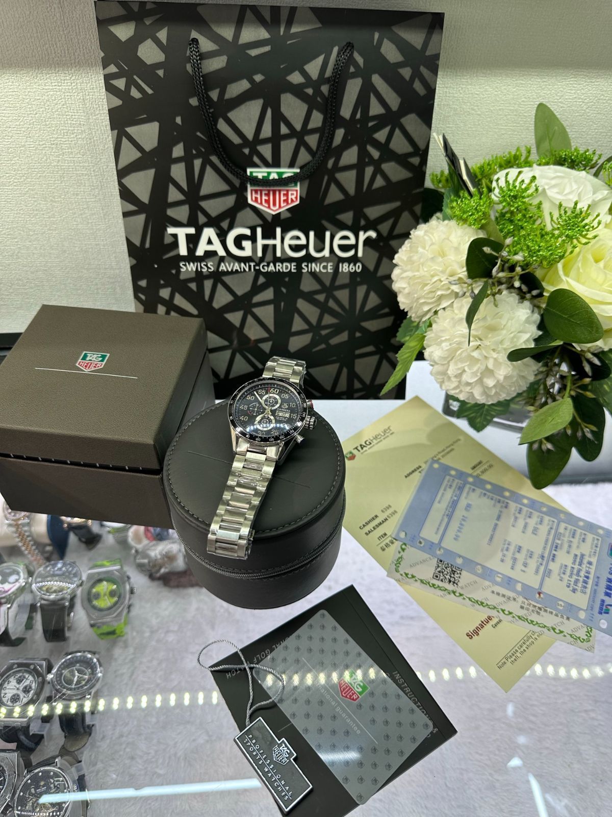 TAG Heuer メンズ 時計 TAG HEUER タグホイヤー メンズ腕時計｜クオーツ×クロノグラフ