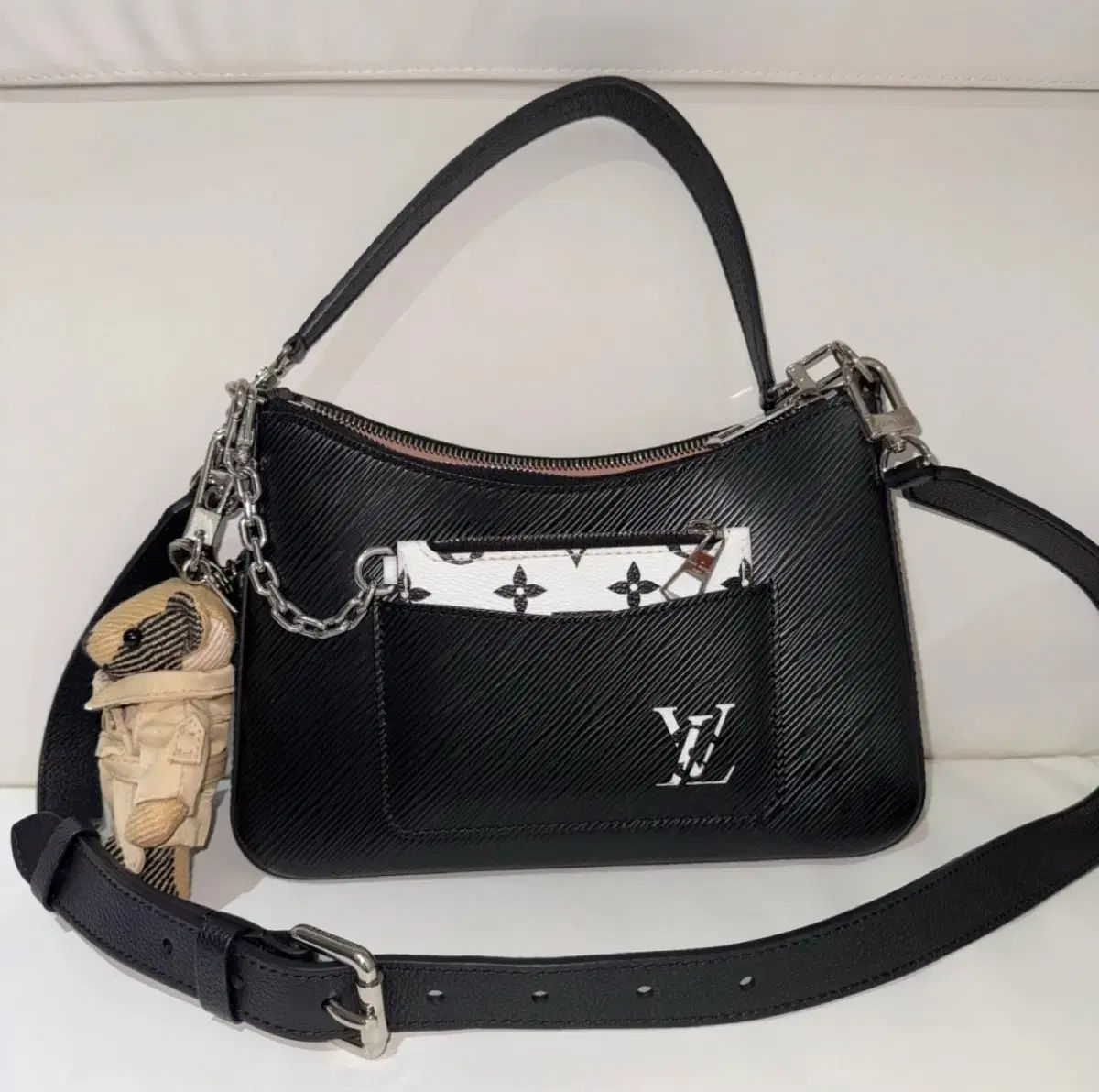 Louis Vuitton ルイヴィトン マレル エピ ブラック 付属品完備