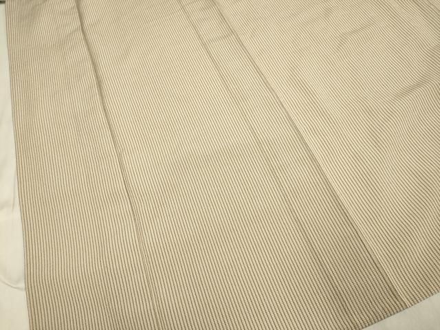 平和屋着物▽本塩沢 単衣 間道 証紙付き 正絹 逸品 DAAV3135du - メルカリ