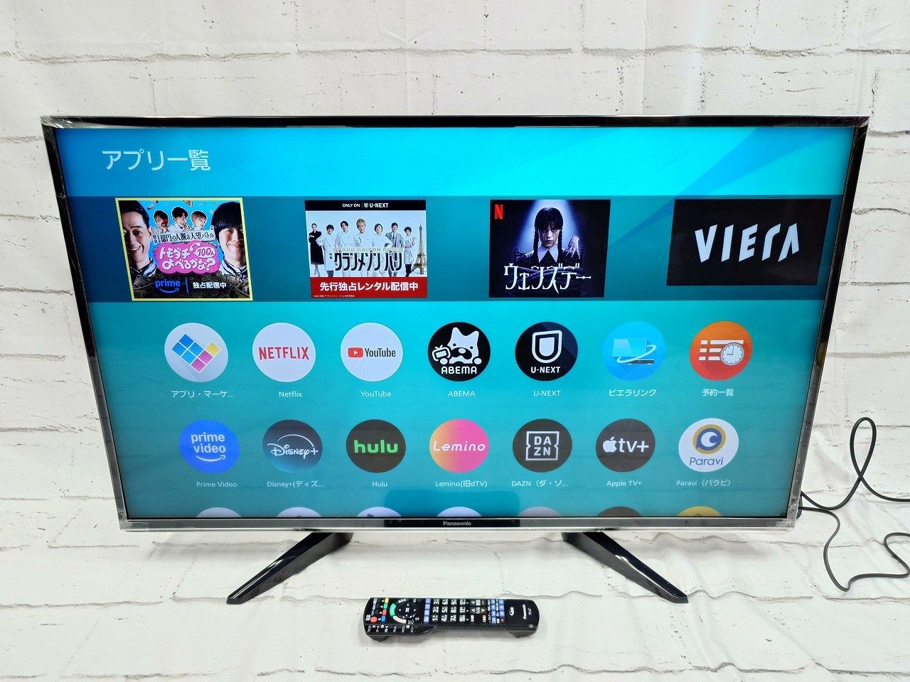 状態良好 Panasonic パナソニック VIERA TH-43EX600 43インチ 4K 液晶テレビ