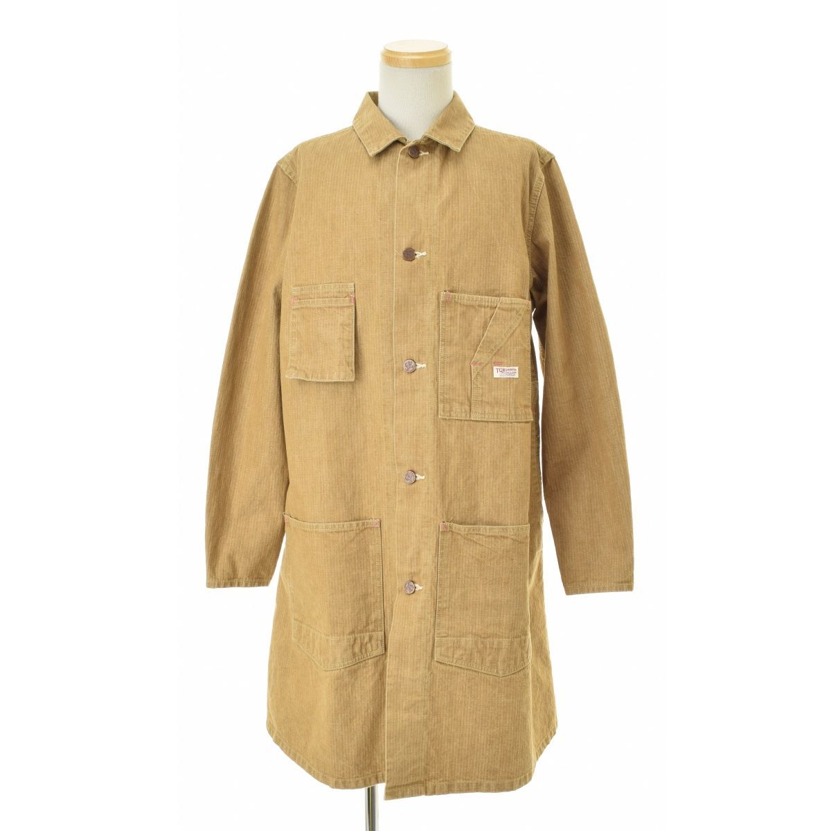 TCBJEANS】Tabby's Coat タビーズ ヘリンボーン ショップコート - メルカリ