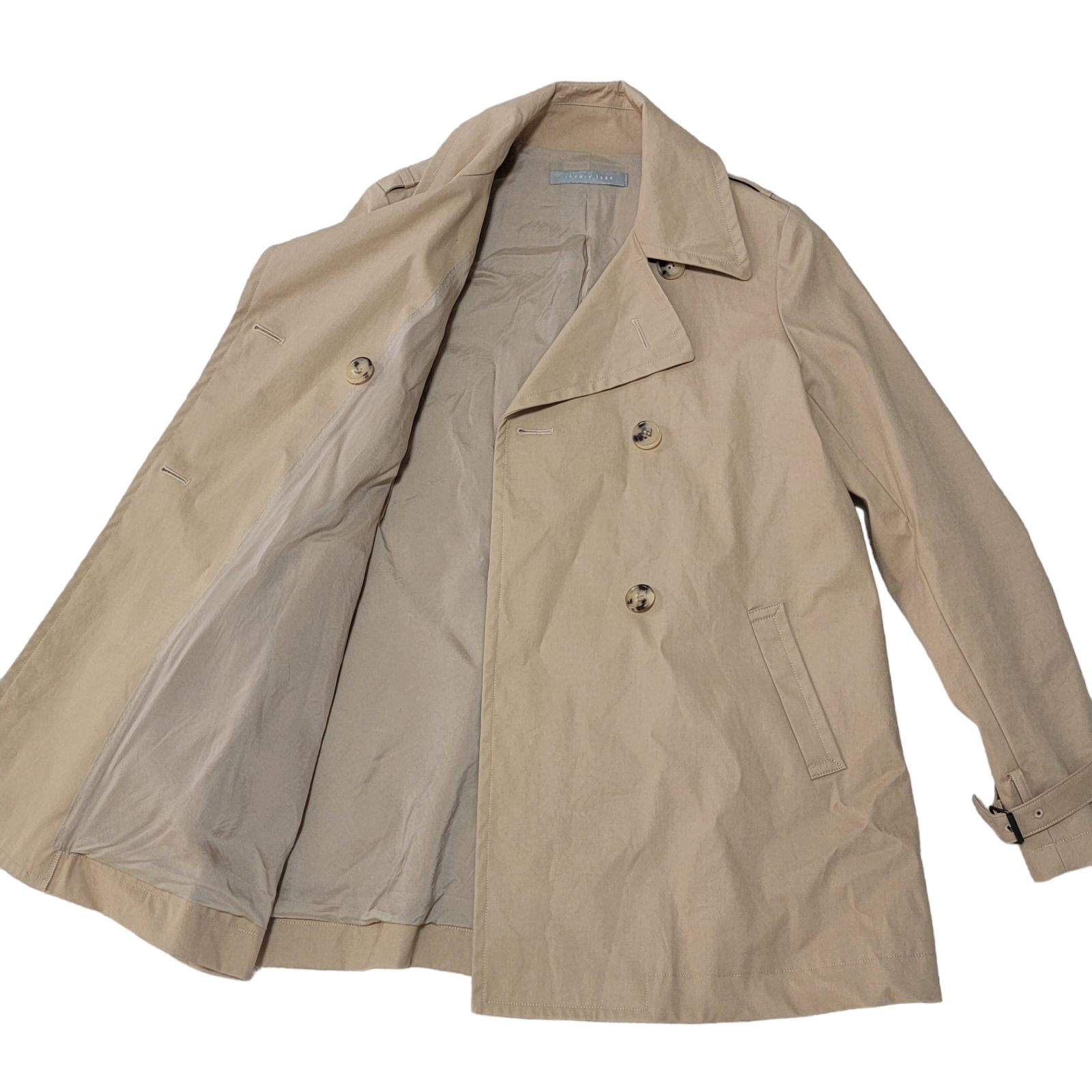 （専）TheoryLuxe　トレンチコート Theory - Luxe New Divide Wrap Trench / ドロップショルダー