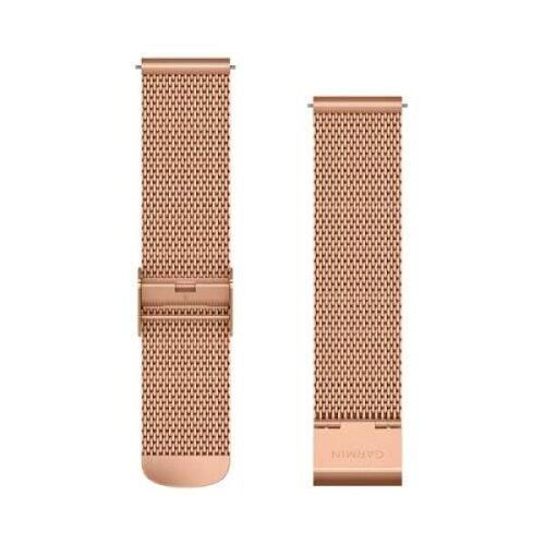 4営業日で発送 GARMIN ガーミン 0101292464 Quick Release バンド 20mm 18K Rose G PVD Milanese 010-12924-64
