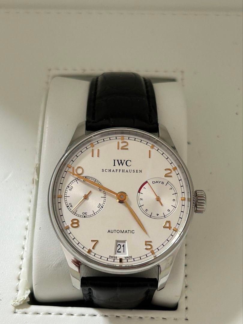 IWC 金針 ポルトギーゼ IW500114 メンズ 自動巻き 7デイズ - メルカリ