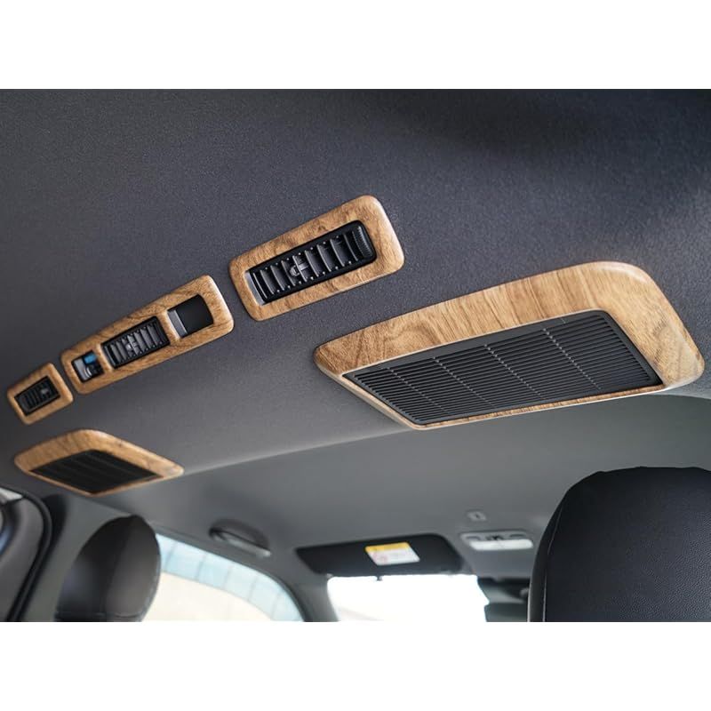 在庫 TRISTAR S ハイエース レジアスエース 200系 4型 5型 6型 7型 リアエアコン用 インテリアパネル 5点セット ナチュラルウッド調 0 NEXPOTALLINN_EU