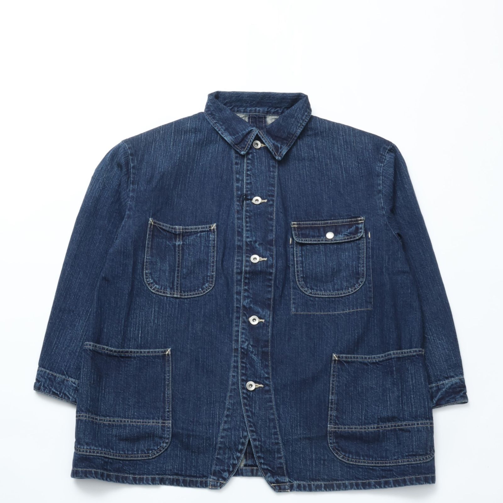 PORTER CLASSIC ポータークラシック STEINBECK DENIM COVERALLS NAVY