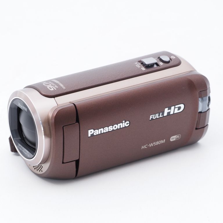 ビデオ画質AVCHD美品　Panasonic HC-W580M デジタルビデオカメラ　ブラウン