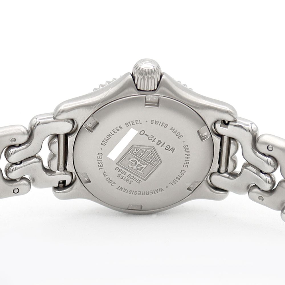 電池交換済 TAG Heuer タグホイヤー S/el セルシリーズ プロフェッショナル200 WG1412 デイト 200m防水 白 ホワイト SS ステンレス レディース クォーツ【6ヶ月保証】【腕時計】【中古】 電池交換済 TAG Heuer タグホイヤー S/el セルシリーズ