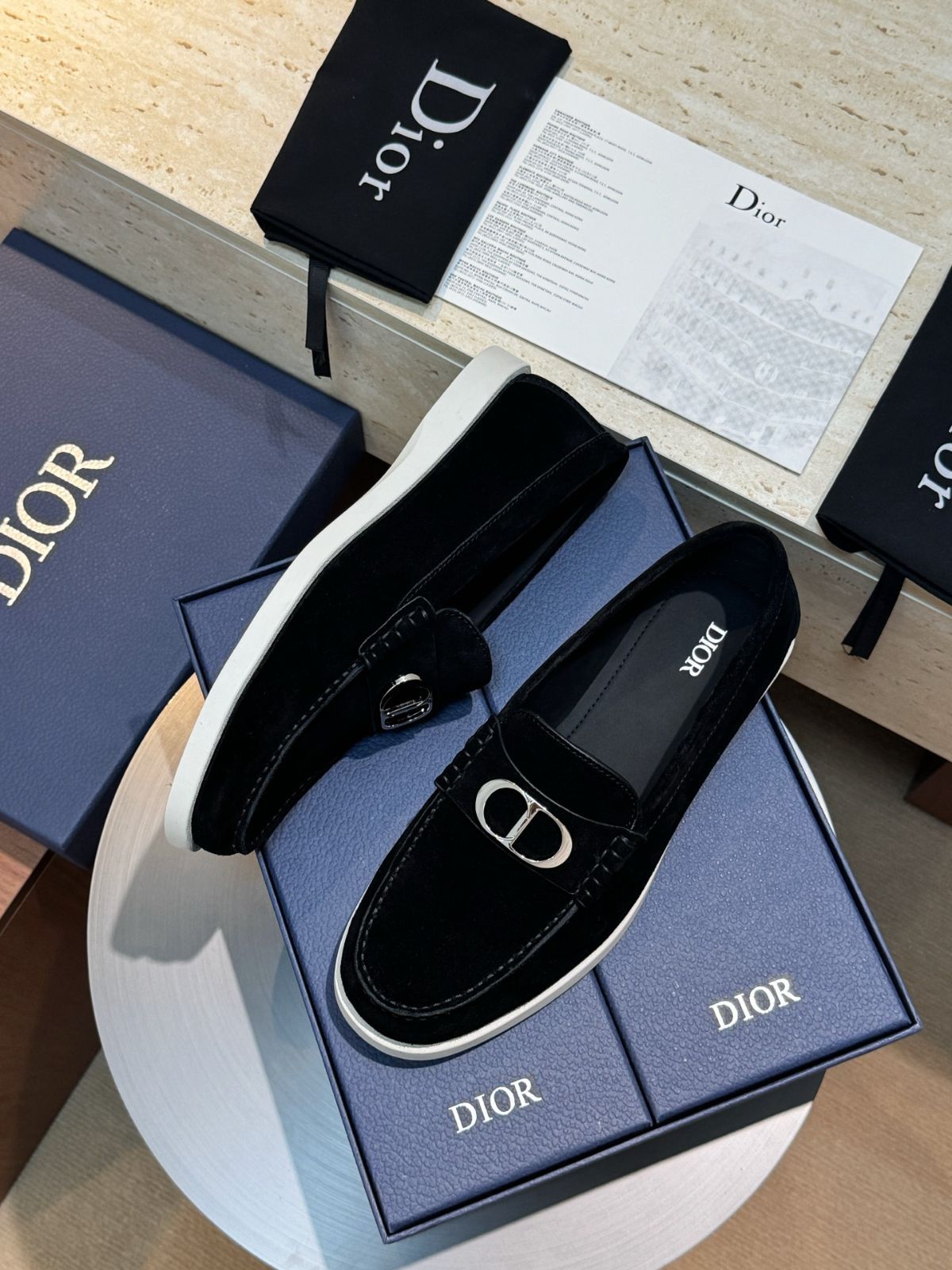 Dior ディオール Granville グランヴィル ボートシューズ Granville ボートシューズ ブルースエード - Dior - メンズ | WE