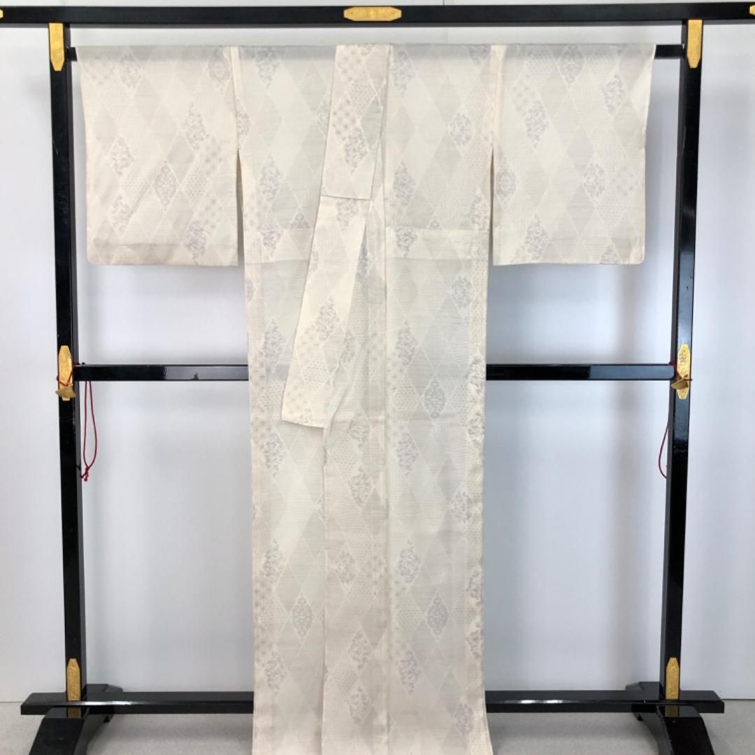 夏着物 本場大島紬 夏大島 白大島 象牙色 トールサイズ K-4861 - メルカリ 