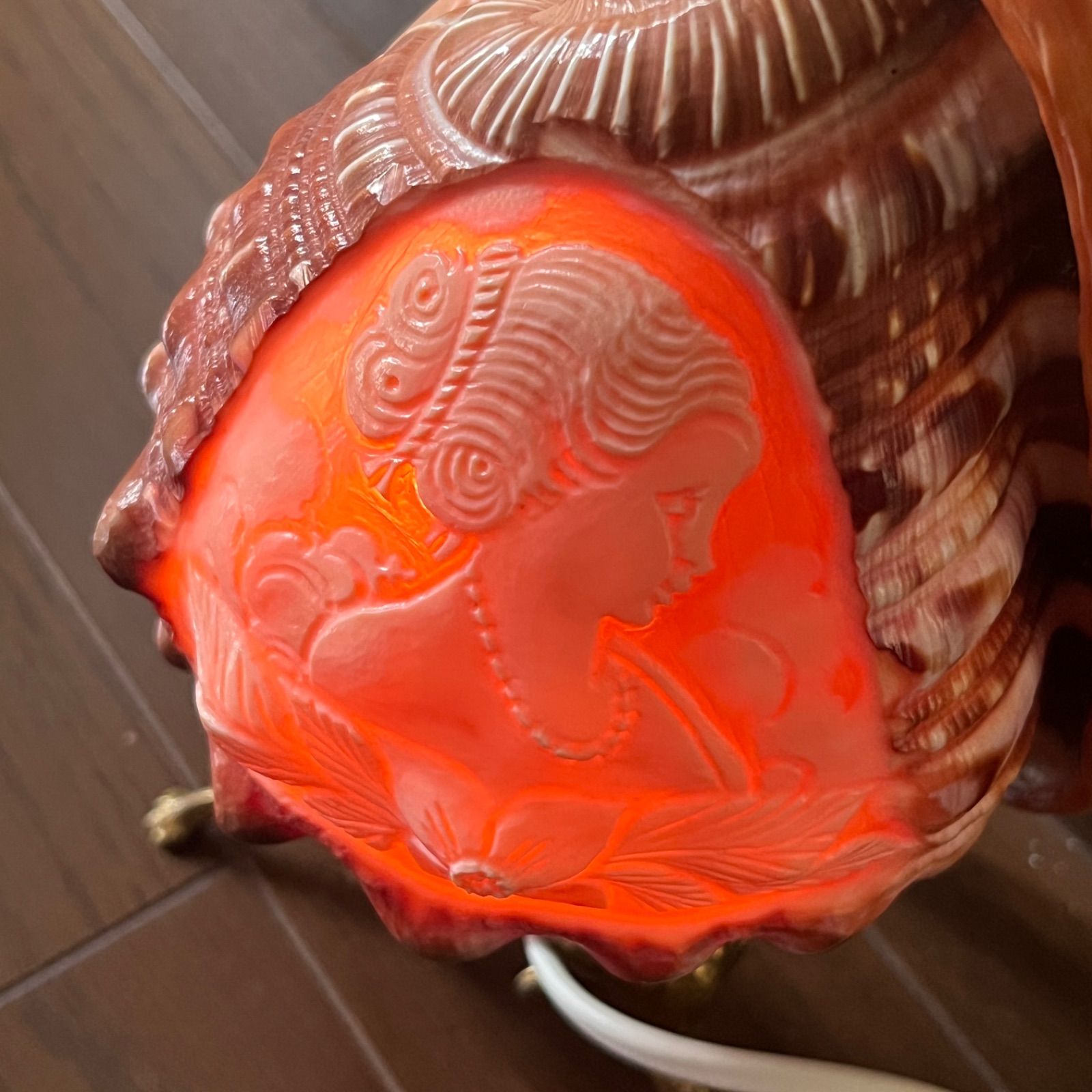 シェルカメオランプ