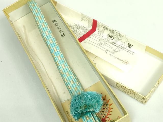 平和屋本店 上 有職組紐道明 帯締め 亀甲組 金糸 宮内庁御用 国立博物館御用 東京芸術大学御用 DZAA11365kh5