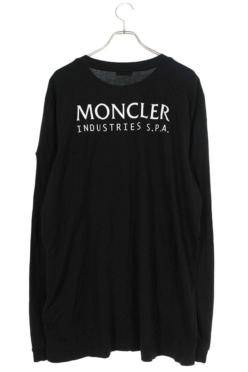 モンクレール ロゴプリント長袖カットソー M モンクレール MONCLER M 