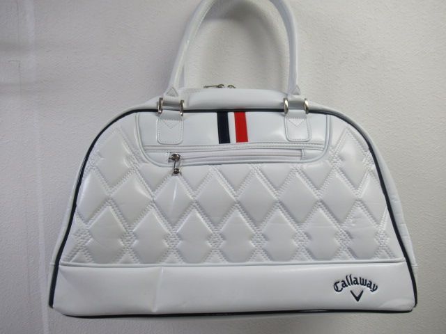 Callaway キャロウェイ ゴルフ ボストンバッグ【ホワイト】美品