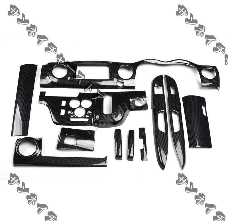 ABS製 カーボン調 日産 NV350 キャラバン 内装パネル 11枚セットYR 入荷