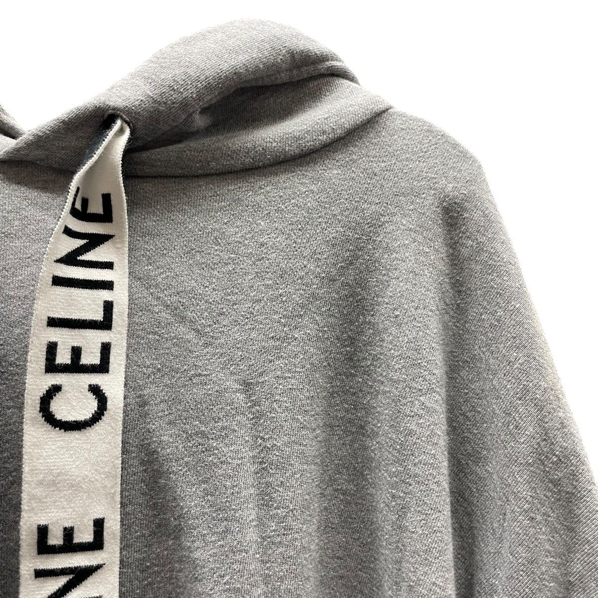 美品】CELINE ルーズ フーディー / コットンフリース CELINE】ルーズ