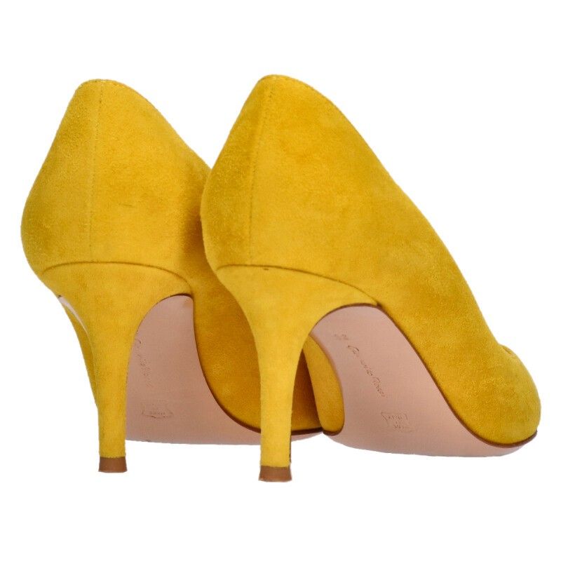 ジャンヴィトロッシ ポインテッドトゥスエードパンプス レディース 36