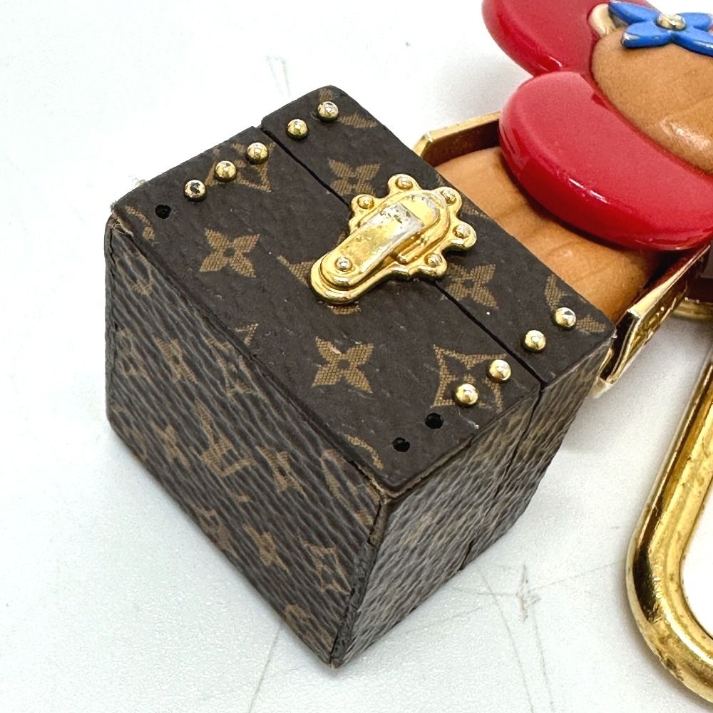 【1円スタート】ブランド Louis Vuitton ルイヴィトン M67394 ポルトクレヴィヴィエンヌクリスマスストラス レディース キーリング  : [ルイヴィトン] キーホルダー レディース M67394 レッド
