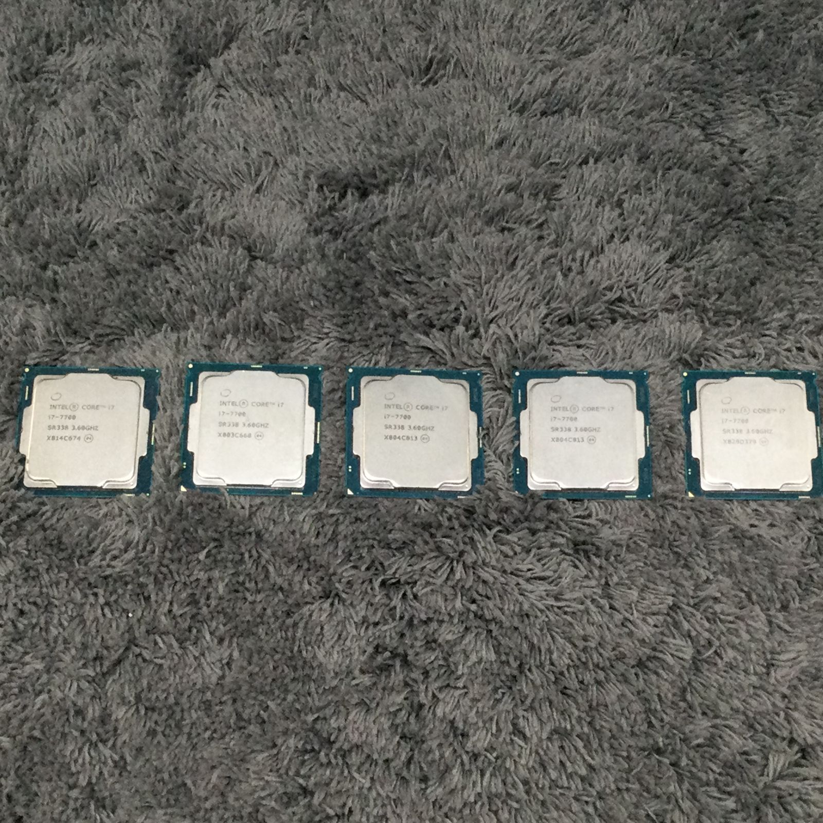 ⑤ INTEL Core i7-7700 計5枚セット CPU 1000021604200