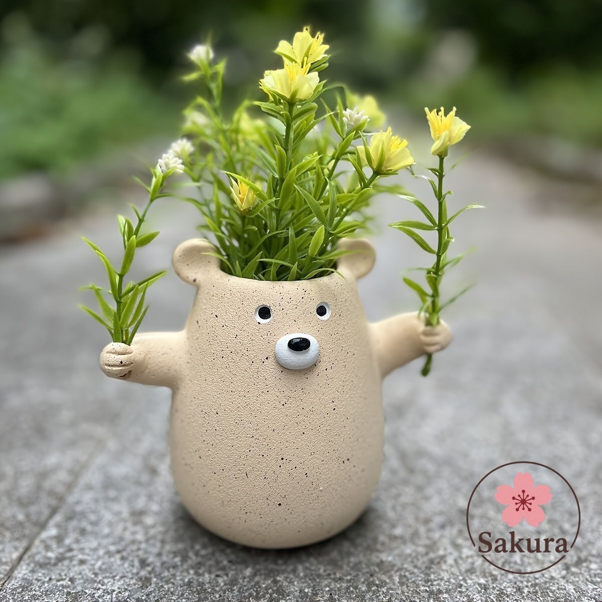 くまのプーさん　栽培キット　陶器　置物　ガーデニング　インテリア【未使用品】 鉢植え 植木鉢 プランター プラントポット フラワーポット 花瓶