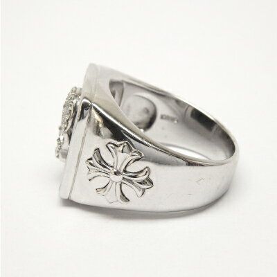 メンズ リング オニキス ホワイトゴールドk18 リング 指輪 婚約指輪 ダイヤ 18金 ダイヤ柄 菱形 フリーサイズ 男性 コントラッド 東京 送料無料 セール SALE BVLGARIブルガリ ブルガリ ブルガリ K18ホワイトゴールド×オニキス