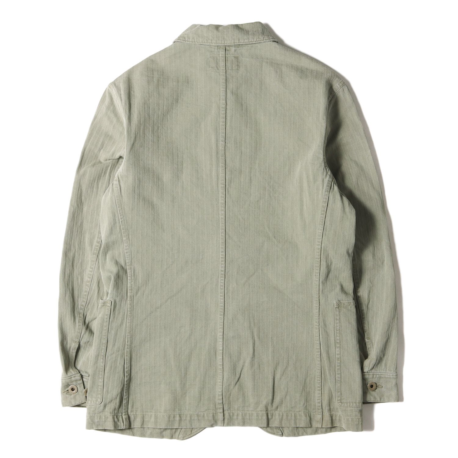 RRL ダブルアールエル ヘリンボーンミリタリー ジャケット ダブルアールエル RRL アメリカ製 LIMITED EDITION Cotton
