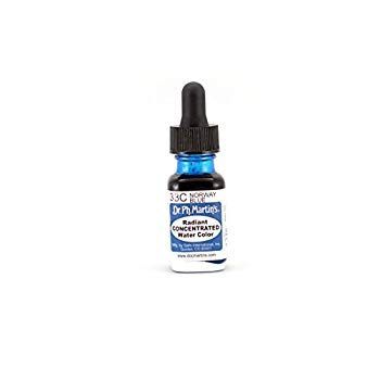 【中古】Dr. Ph. Martin's Radiant Concentrated Water Color 0.5 oz Norway Blue (33C) g6bh9ry