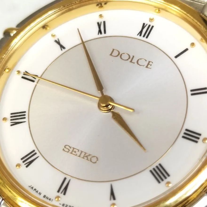 ヴィンテージ 未使用 新品電池交換】1992年 SEIKO セイコー ドルチェ