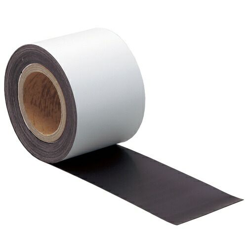 まとめ買い ライオン事務器 マグネットシート ツヤなしロールタイプ 100mm×10m×0.8mm RS-103 白 283-69 ×3セット