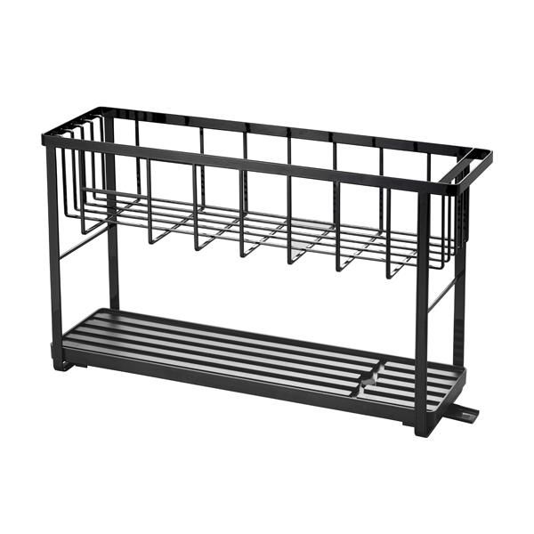  tower スリムスリーウェイ水切りワイヤーバスケット 2段 タワー 山崎実業 タワーシリーズ 水切りカゴ スリム 3 way 水切りワイヤーバスケット 水切りラック 水切りかご 水切りバスケット ディッシュラック おしゃれ 5070 水切りカゴ シンク コンロ用品