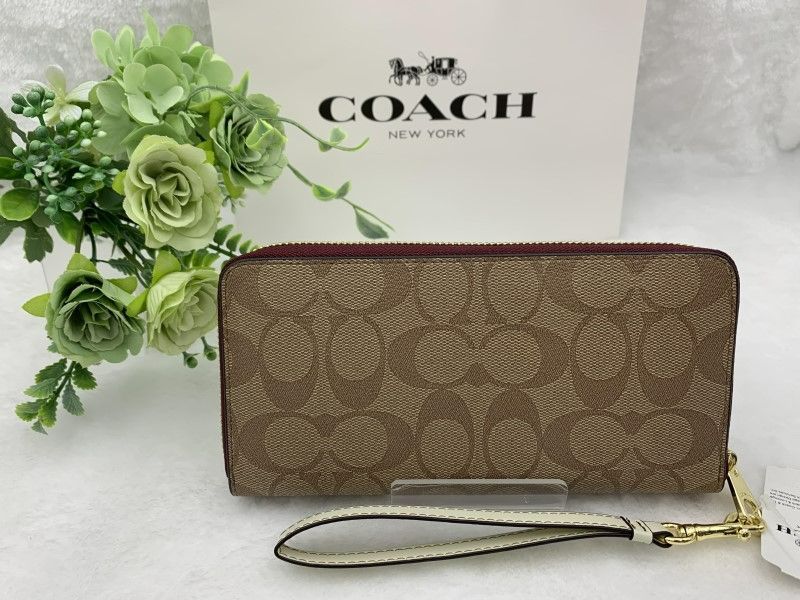 コーチ COACH 長財布 財布 シグネチャー ピーナッツ コラボ スヌーピー ストラップ付き ラウンドファスナー ウォレット ロングジップ  プレゼント ロング ジップ 新品 未使用 ファッション C4596 A236Z-22 - メルカリ