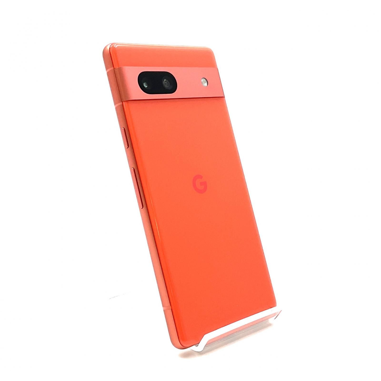 Google Pixel - Pixel 7a/コーラル/Simフリー/128GB Google Pixel 7a 128GB Coral SIMフリー G82U8 白ロム 美品 動作