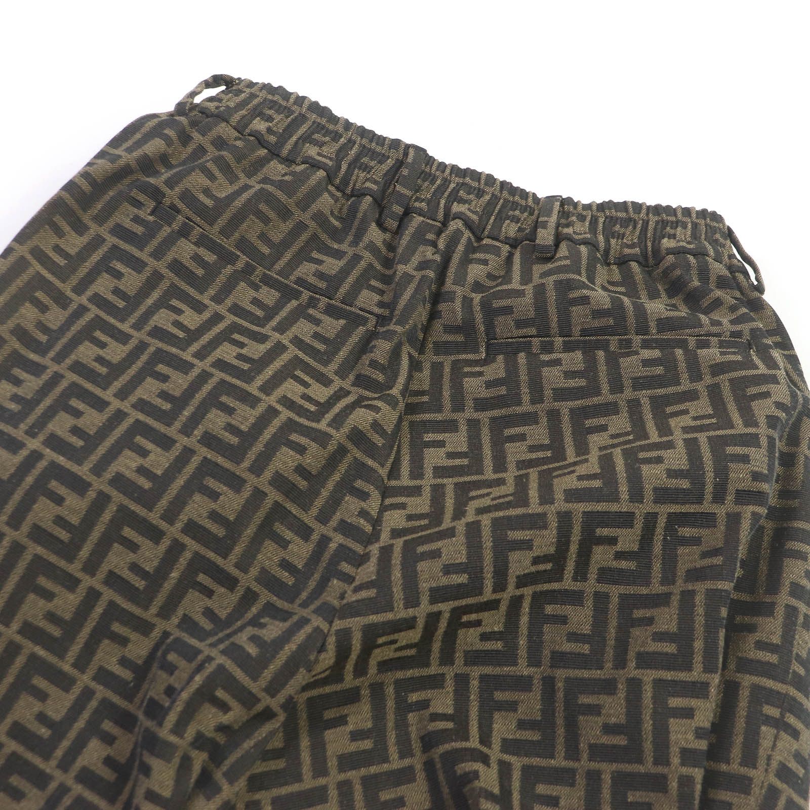 FENDI フェンディ ズッカ柄 セットアップ ストレッチ ジャージー 美品□FENDI フェンディ FJ0498/FB0767 FFロゴ ズッカ 総柄