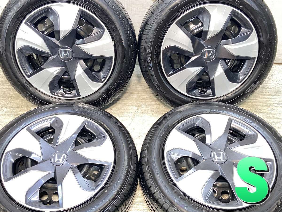 185|60R15 ダンロップ エナセーブ EC204 ホンダ純正 T5B 15x6.0 100-4穴 タイヤ サマータイヤ ホイールセット 4本セット s15250424011