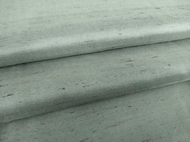 平和屋着物●石川県指定無形文化財　牛首紬　白山工房　手織り　霞文　正絹　逸品　未使用　DAAU5605ps 平和屋着物○石川県指定無形文化財 牛首紬 白山工房 手織り 霞文 正絹