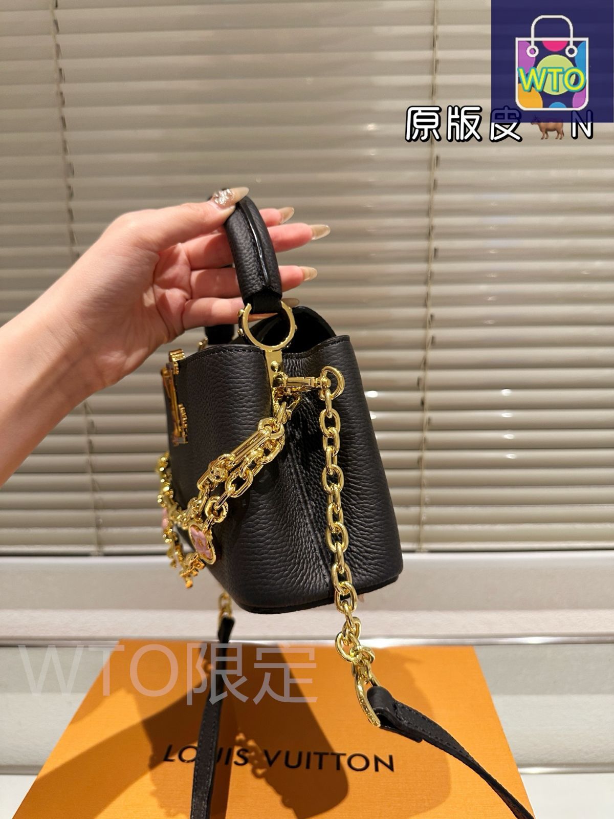 ルイヴィトン　モノグラム柄　グローブ　手袋 今日特価】Louis Vuitton ルイ・ヴィトン カプシーヌス手袋 全粒