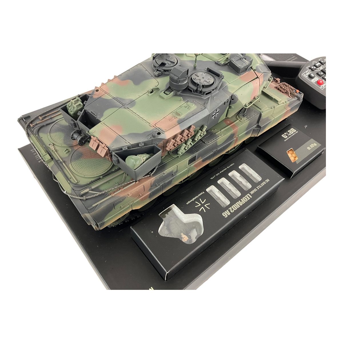 RCバトルタンク レオパルド2 A6 1/24 Amazon | 【0076/BAND-4】 東京マルイ 1/24 RCバトルタンク