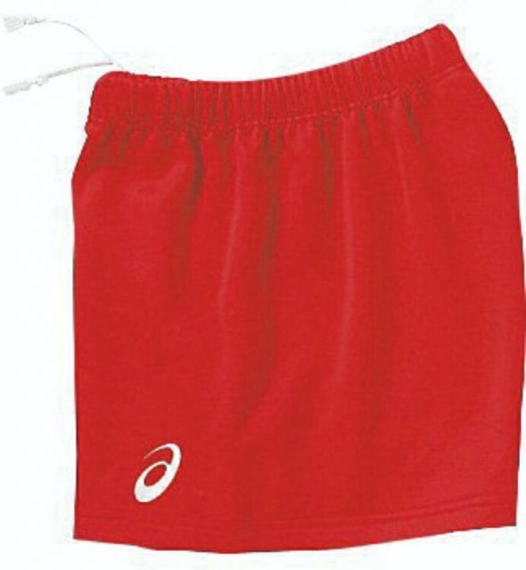asics アシックス APGA3WSGAMEPANTS RED S XW2737 23 | スポーツ バレーボール レディース バレーボールウェア ウエア レッド 赤 S ボトムス ショートパンツ ハーフパンツ パンツ フィットパンツ ゲーム