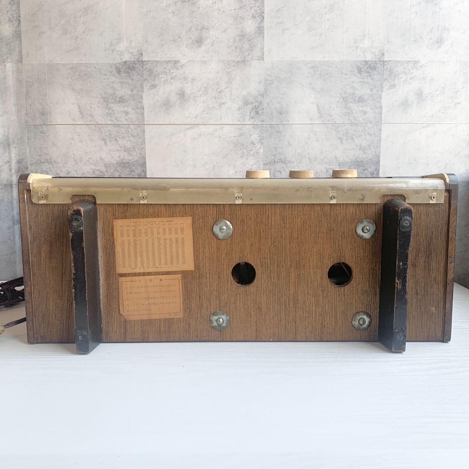 1957年　ナショナル5球スーパーラジオ　真空管ラジオ　Hi-Fi EA-700 1957年 ナショナル5球スーパーラジオ 真空管ラジオ Hi-Fi EA-700