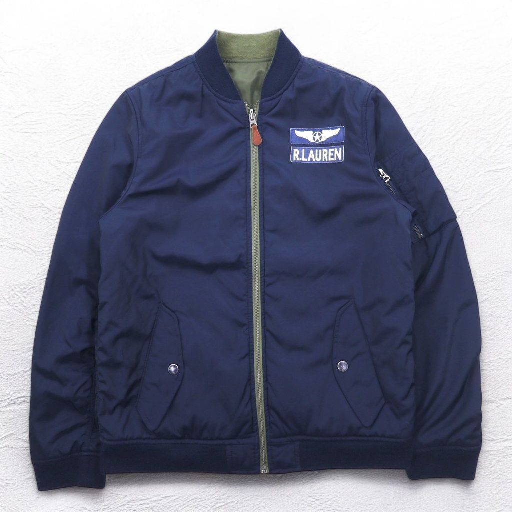 POLO RALPH LAUREN リバーシブル MA-1 フライトジャケット L
