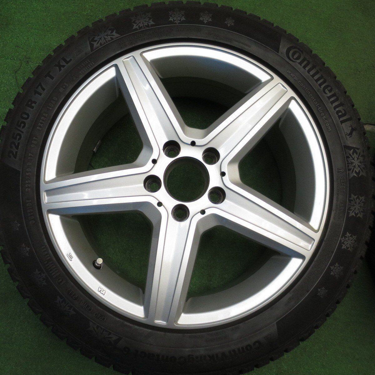 バリ溝！キレイ！9.5分以上☆ベンツ 等 EURO FORSCH 225/50R17 