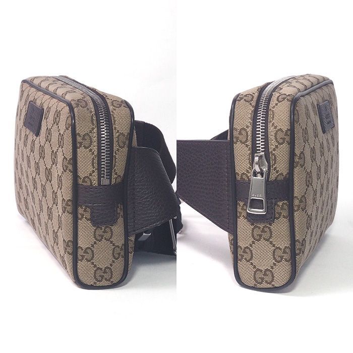 グッチ GUCCI GGキャンバス ウエストポーチ ボディバッグ 449174