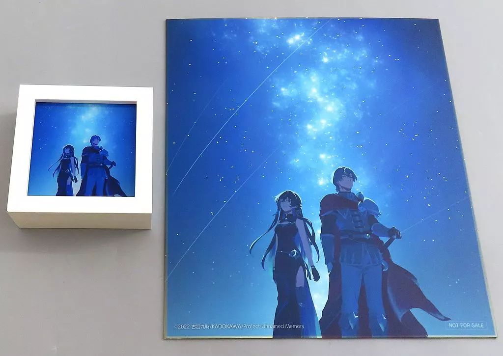 アンネームドメモリー　フィナーレイベント特典（LEDアートフレーム&色紙） Unnamed Memory イベント特典 色紙&LEDアートフレーム アンネームド