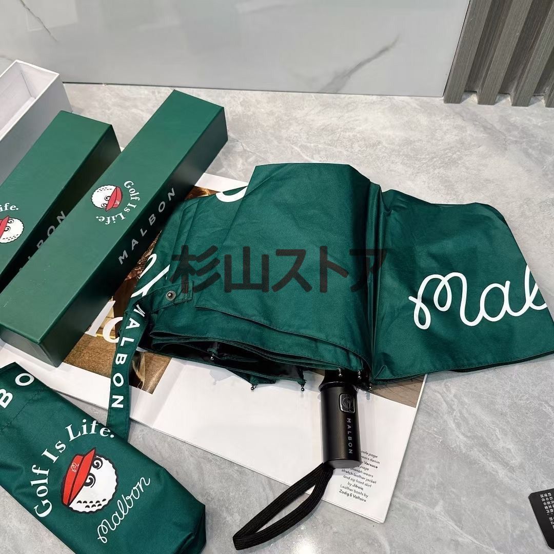 Malbon GOLF 長傘 ゴルフ UVカット 収納袋付き mbc-5 org.jpg