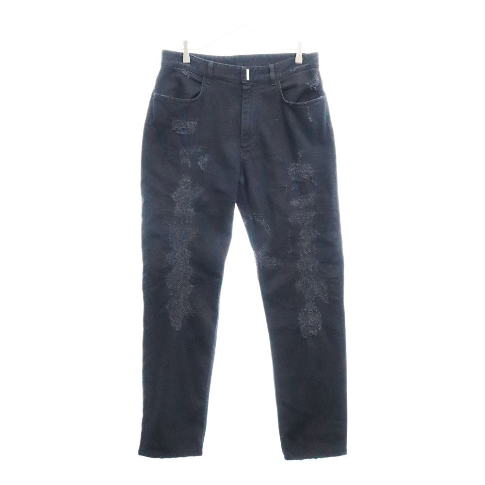 GIVENCHY (ジバンシィ) Slim Fit Destroy Denim Pants BM50ST50NY 