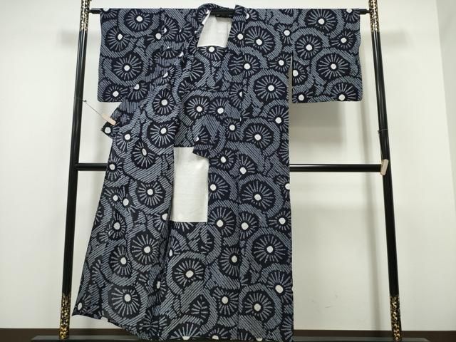 平和屋着物∴夏物 浴衣 有松鳴海絞り 番傘 綿 CAAY4484ng